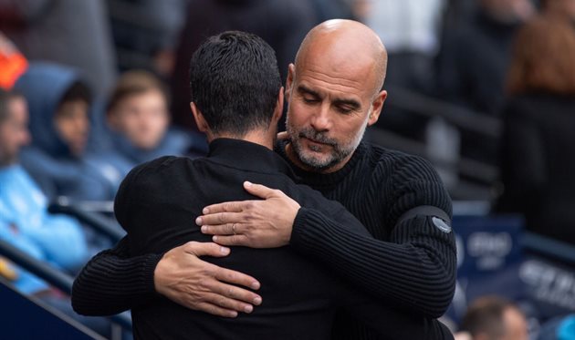 Артета та Гвардіола, Getty Images