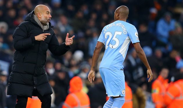 Хосеп Гвардіола та Фернандінью, Getty Images