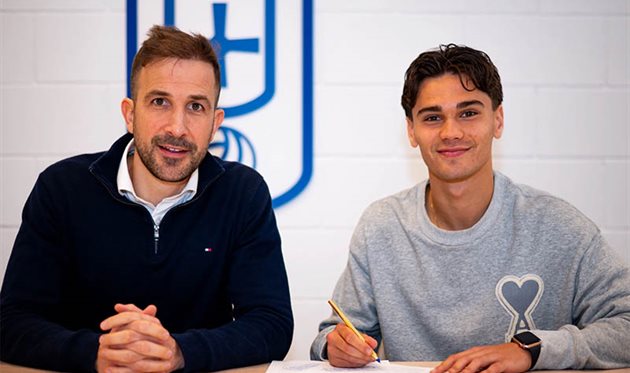 Пабло Агудін (праворуч), ФК Реал Ов'єдо