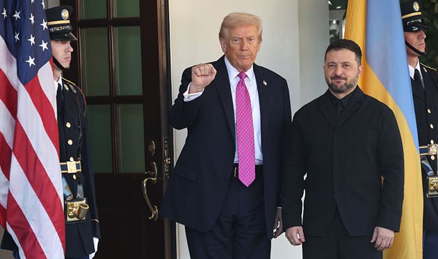 Дональд Трамп та Володимир Зеленський, getty images