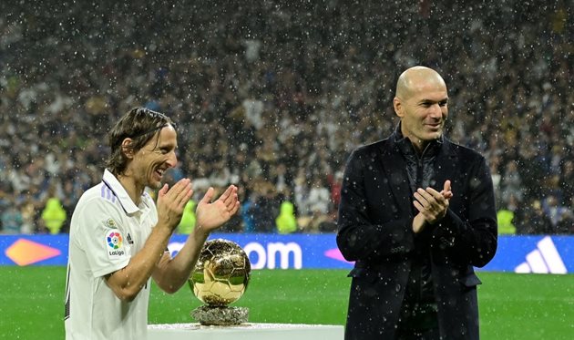 Модрич та Зідан, Getty Images