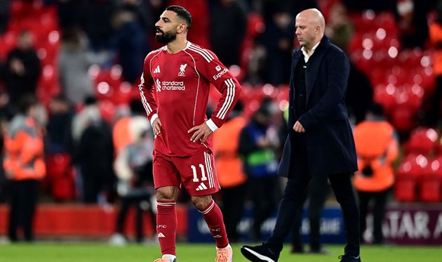 Мохамед Салах та Арне Слот, getty images