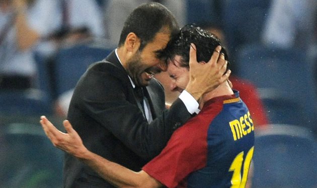 Пеп та Мессі, Getty images