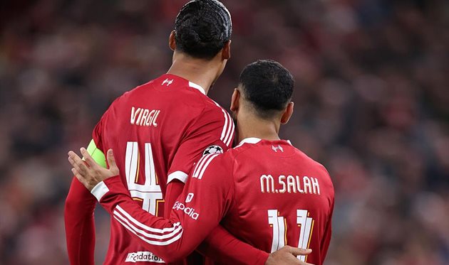 Вірджил ван Дейк та Мохамед Салах, Getty Images