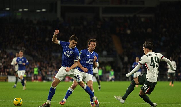 Челсі не без проблем пройшов Кардіфф Сіті та став першим півфіналістом Кубка англійської ліги