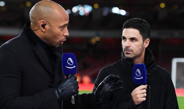  Тьєррі Анрі та Мікель Артета Getty Images