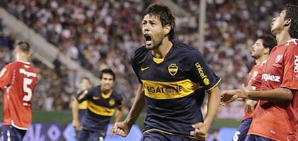 Круповьеса празднует свой гол, lanacion.com.ar