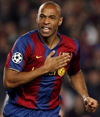 Тьерри Анри, dailymail.co.uk