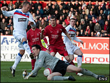 Шотландия. Абердин снова отбирает очки у гранда