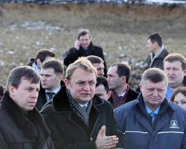 Мэр Львова Андрей Садовой (в центре), фото газеты Команда