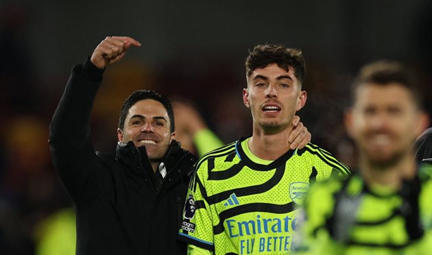 Мікель Артета та Кай Гаверц, getty images