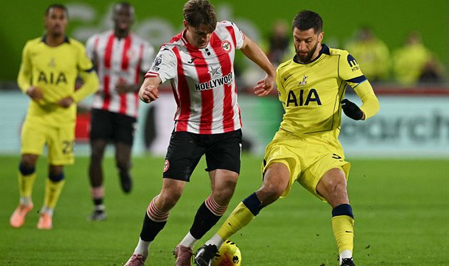 Ярмолюк в матчі з Тоттенгемом, Getty Images