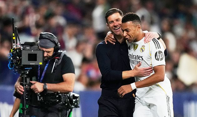 Хабі Алонсо та Кіліан Мбаппе, getty images