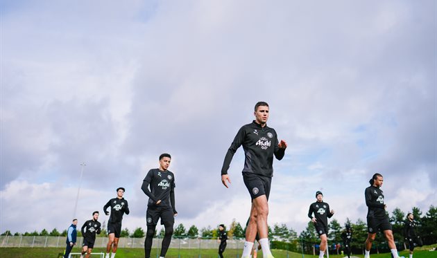 Родрі на тренуванні Ман Сіті, фото: пресслужба Манчестер Сіті