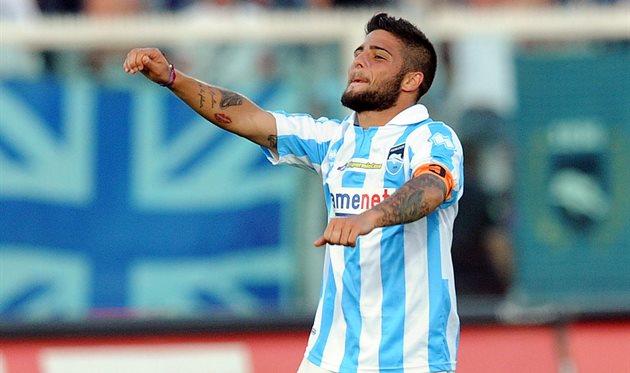 Lorenzo Insigne at Pescara in 2012, Getty Images