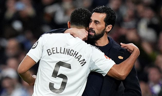 Джуд Беллінгем та Альваро Арбелоа Getty Images