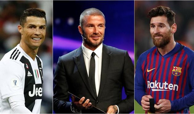 Кріштіану Роналду, Девід Бекхем тта Ліонель Мессі, X