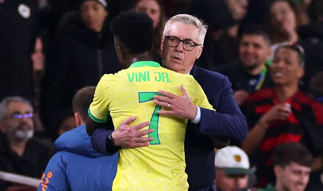 Вінісіус та Анчелотті, gettyimages