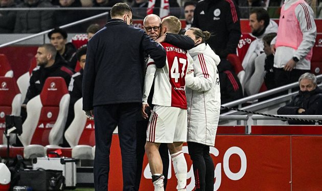 Олександр Зінченко після отримання травми, Getty Images