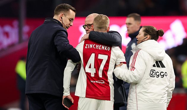 Олександр Зінченко після отримання травми, Getty Images