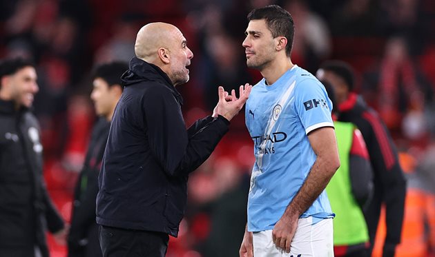 Пеп Гвардіола та Родрі, Getty Images