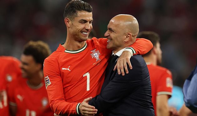 Кріштіану Роналду та Роберто Мартінес, Getty Images