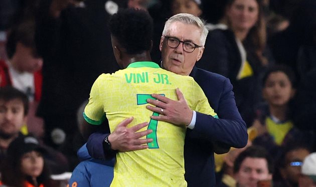 Карло Анчелотті та Вінісіус Жуніор, Getty Images