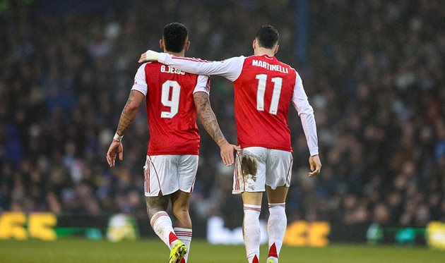 Габріел Мартінеллі та Габріел Жезус, getty images