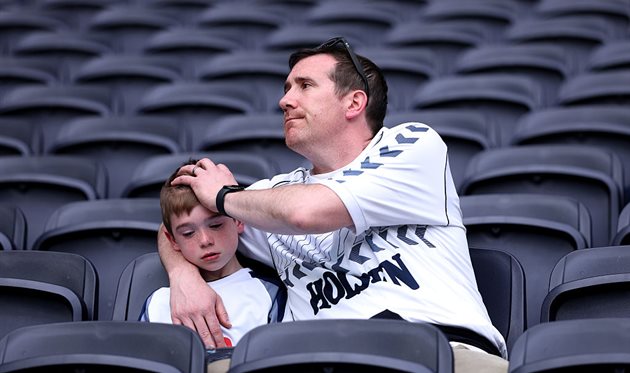 Засмучені вболівальники Тоттенгема, getty images