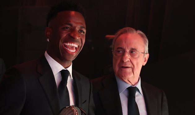 Вінісіус Жуніор та Флорентіно Перес, Getty Images