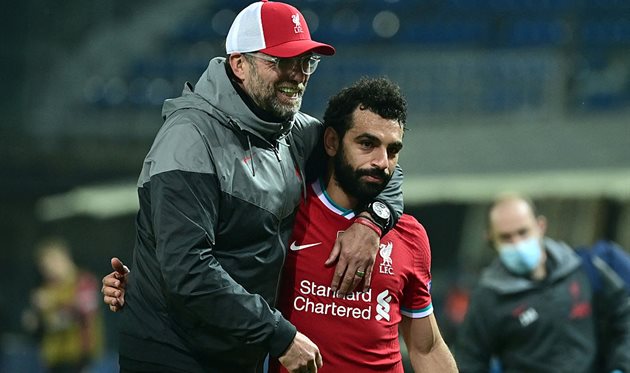  Юрген Клопп та Мохамед Салах Getty Images