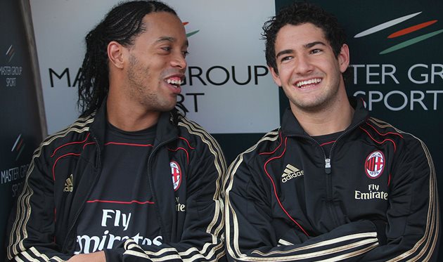 Роналдіньо та Алешандре Пато, getty images