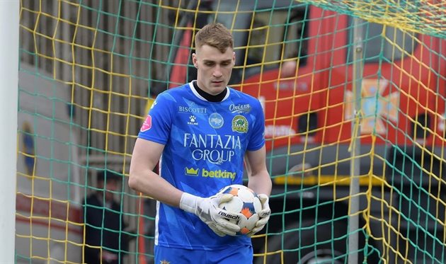 Ілля Ольховий у семи матчах Першої ліги відстояв на 