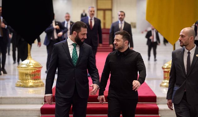 Зеленський і президент Сирії, фото ОП