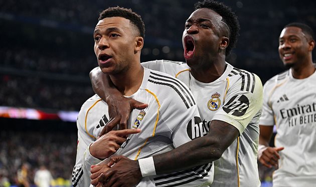 Мбаппе, Вінісіус та Алаба, getty images