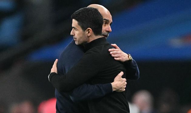 Пеп Гвардіола Мікеля Артети Getty Images