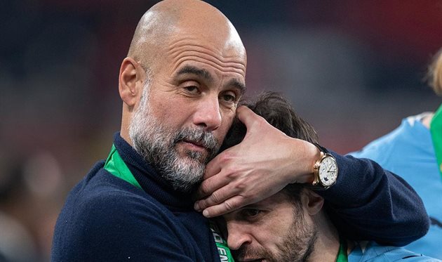 Пеп Гвардіола та Бернарду Сілва, Getty Images