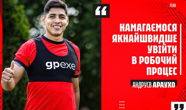 Андрусв Араухо, ФК Кривбас
