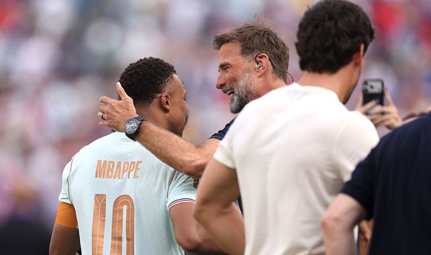 Юрген Клопп та Мбаппе, Getty Images