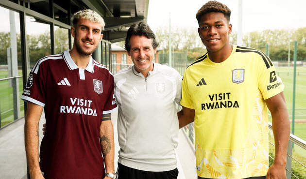 Маттео Руджері, Унаї Емері та Дзіон Судзукі, x.com/AVFCOfficial