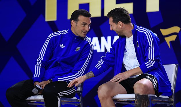Ліонель Скалоні та Ліонель Мессі , gettyimages