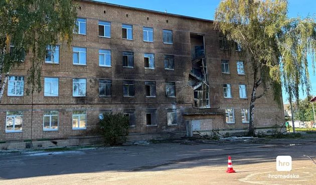 рф атакувала школу у Києві, hromadske.ua