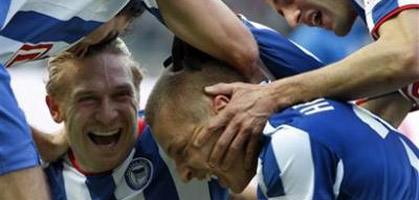 Воронин вывел Герту в лидеры! Фото AP