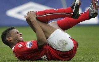 Пострадавший Мендес, фото fcupdate.nl