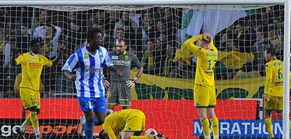 Шок игроков Нанта, fcnantes.com