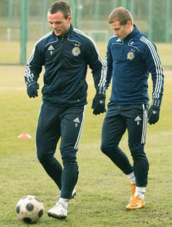 Морозюк и Алиев, фото Ильи Хохлова, Football.ua