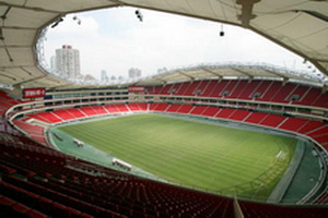 А вот такой у Шанхая стадион, на 80000 мест