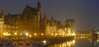 Ночной Гданьск