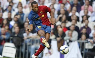 Анри забивает первый мяч, фото marca.com