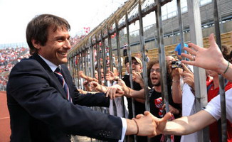 Конте принимает поздравления, www.corrieredellosport.it